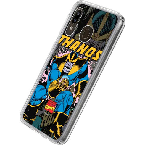Marvel Classic Comics Thanos Galaxy A20 Clear Case